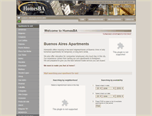 Tablet Screenshot of homesba.com
